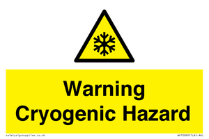 Warning Cryogenic Hazard